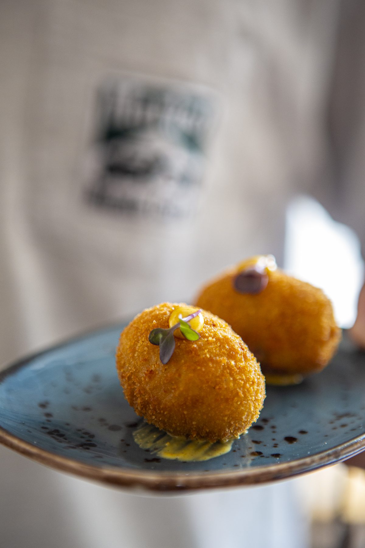Homemade croquettes at Can Frasquet, Palma